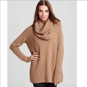 Vince Alpaca Wool Cowl Neck Sweater XS Camel